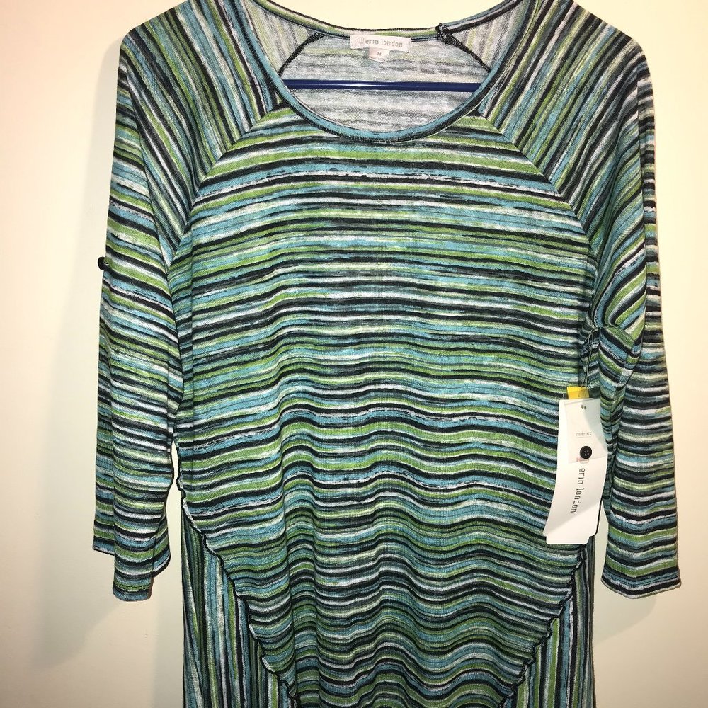Erin London multi colored tunic - NWT - medium